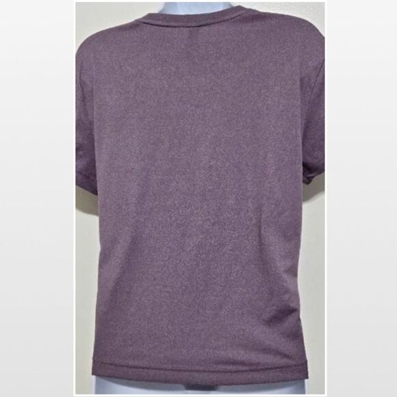 Adidas T-Shirt Top Womens Medium Purple Athletic Sports Short Sleeve Tee - Picture 7 of 14